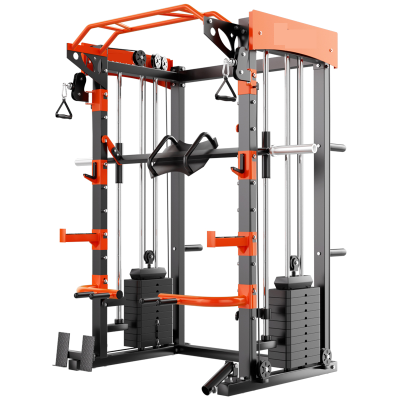 Home Gym With Smith Machine - جهاز سميث متعدد الوظائف 6 في