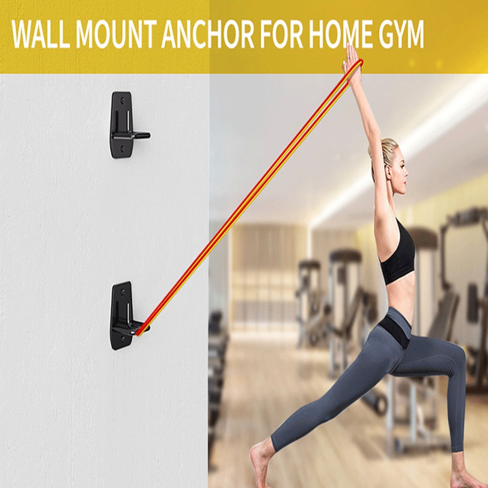 Home Gym Wall - 3 قطع من مثبتات الحائط السوداء
