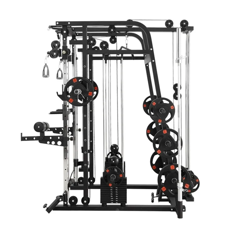 Home Gym With Smith Machine - جهاز تدريب متعدد الوظائف 2026 يجمع