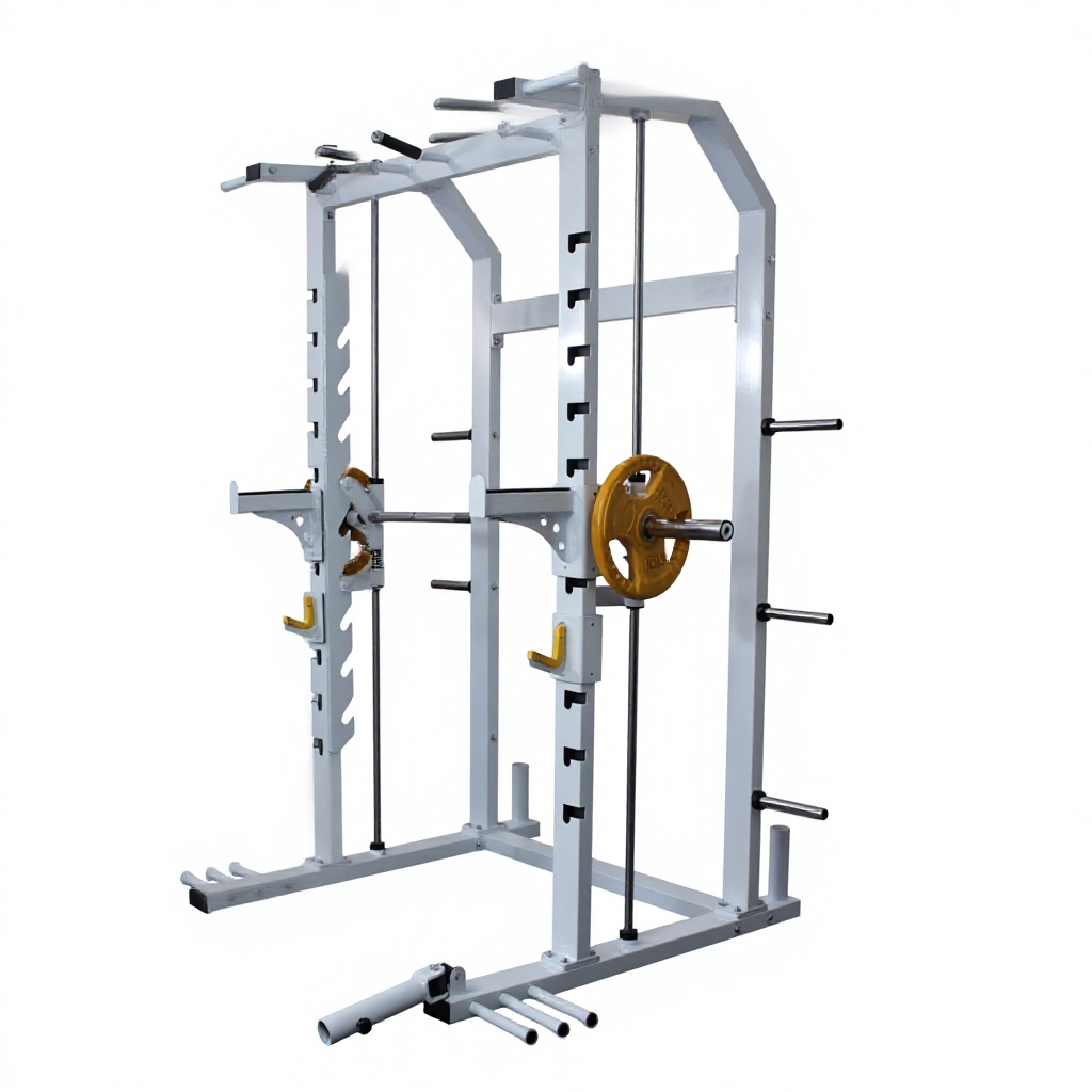 Home Gym With Smith Machine - جهاز سكوات راك متعدد الوظائف للياقة
