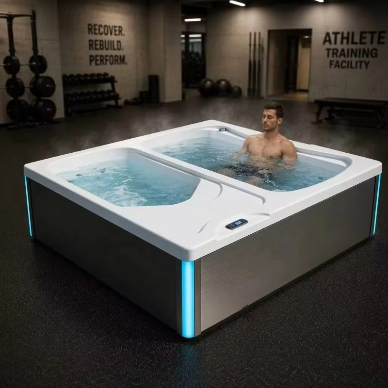 حوض استحمام بارد قائم بذاته مع - مراجعة Home Zone Gym وسعره