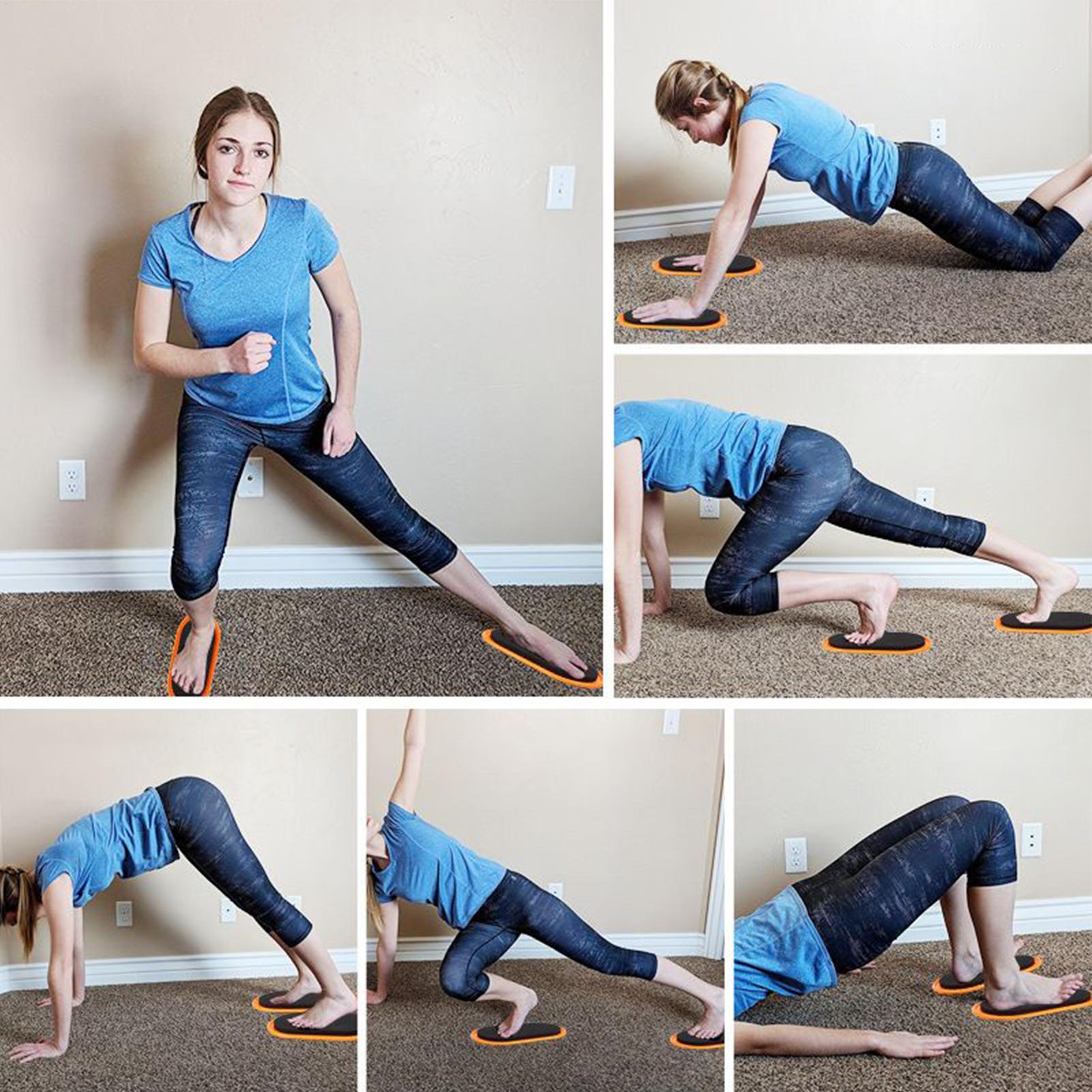 أقراص انزلاقية للتمرين بيضاوية - مراجعة Home Gym Floor وسعره