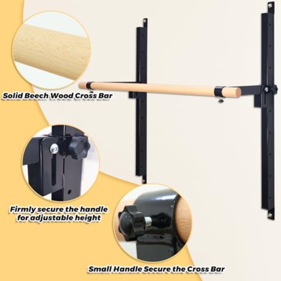 عارضة باليه قابلة للطي مثبتة ع - مراجعة Home Gym Wall وسعره