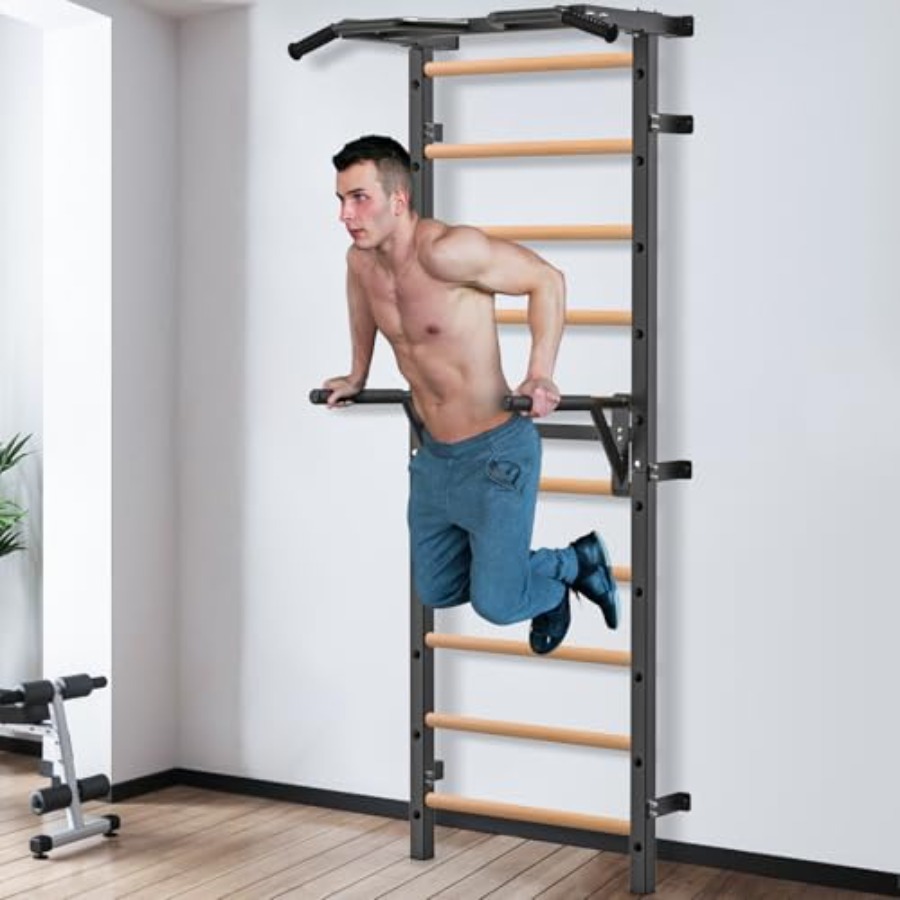 عارضة جدارية للجمباز 2x2، سلم  - مراجعة Home Gym Wall وسعره