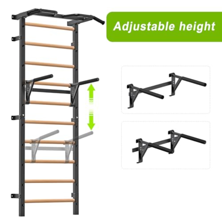 عارضة جدارية للجمباز 2x2، سلم  - مراجعة Home Gym Wall وسعره