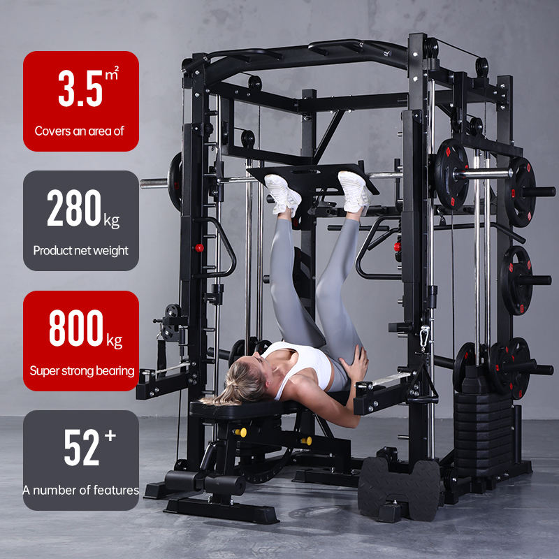 جهاز سميث الشامل للتدريب، رف ق - مراجعة Home Gym With Smith Machine وسعره