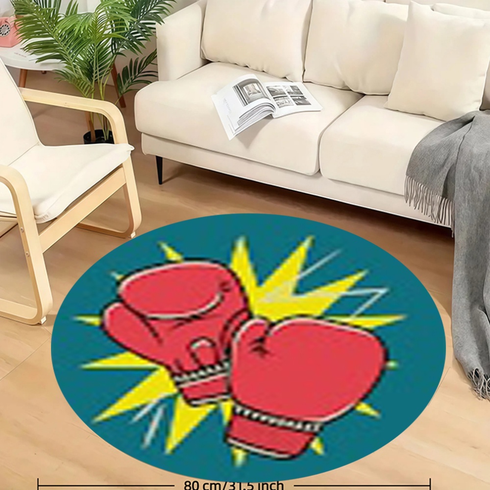 سجادة أرضية دائرية بتصميم قفاز - مراجعة Home Zone Gym وسعره