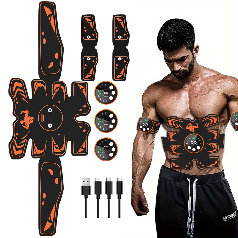 جهاز تحفيز العضلات EMS، مدرب ع - مراجعة Home Gym Gear وسعره