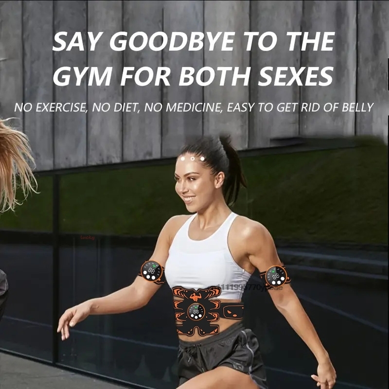 جهاز تحفيز العضلات EMS، مدرب ع - مراجعة Home Gym Gear وسعره