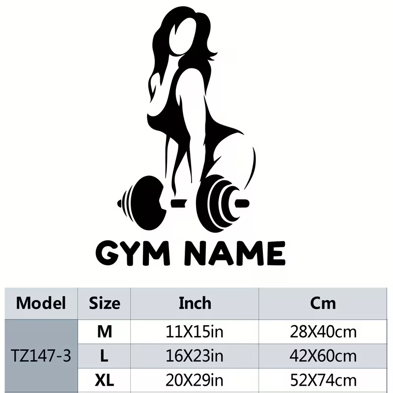 قطعة واحدة جديدة من ملصقات الج - مراجعة Home Gym Names وسعره