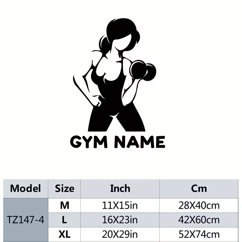 قطعة واحدة جديدة من ملصقات الج - مراجعة Home Gym Names وسعره