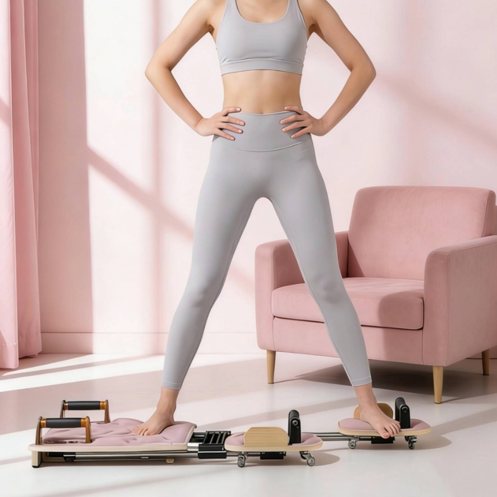سرير بيلاتس ريفورمر مع لوح قدم - مراجعة Home Gym Gear وسعره