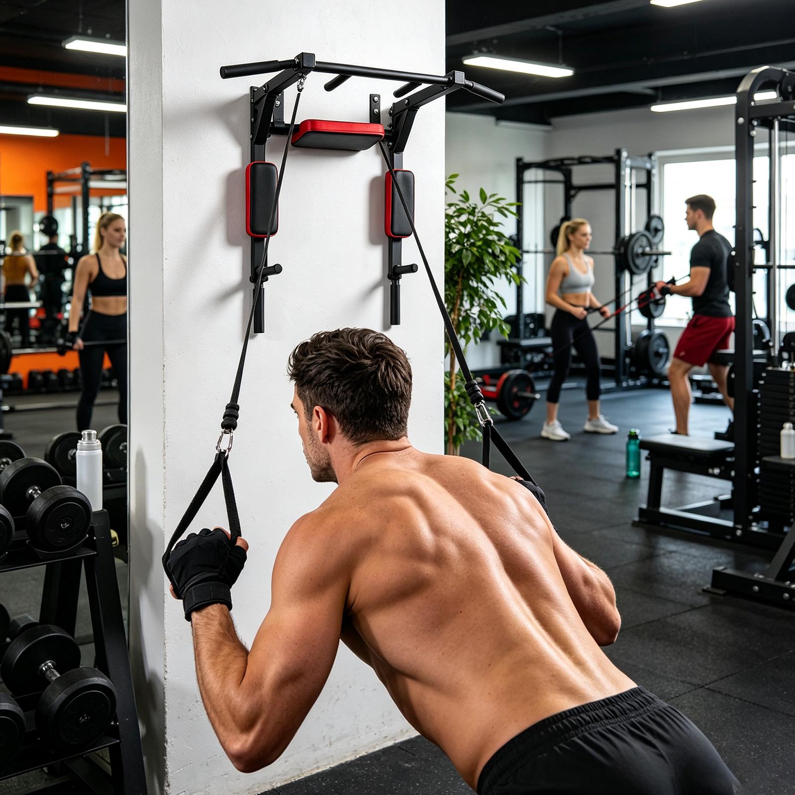 بار سحب أفقي متعدد الوظائف يثب - مراجعة Home Gym Wall وسعره